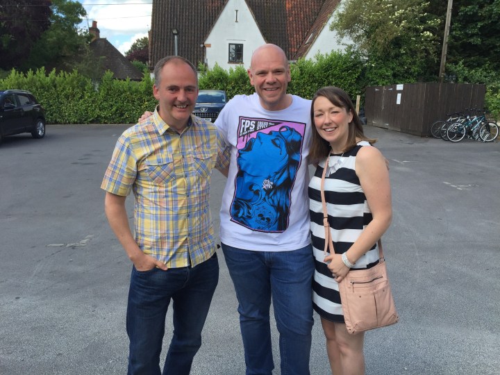 Meeting the big man...Tom Kerridge